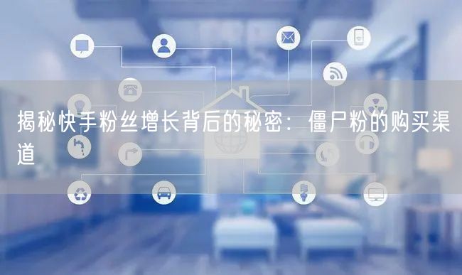 揭秘快手粉丝增长背后的秘密:僵尸粉的购买渠道