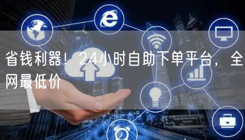 省钱利器!24小时自助下单平台,全网最低价