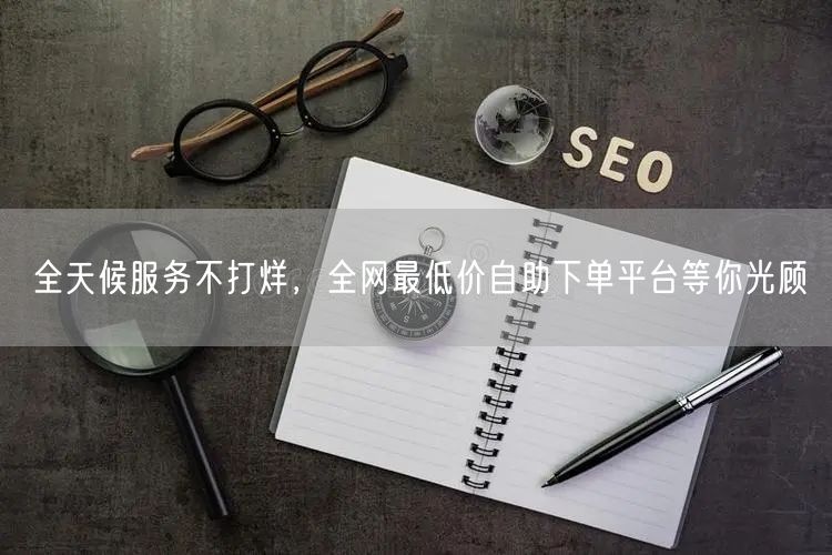 全天候服务不打烊,全网最低价自助下单平台等你光顾