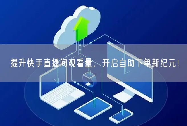 提升快手直播间观看量,开启自助下单新纪元!