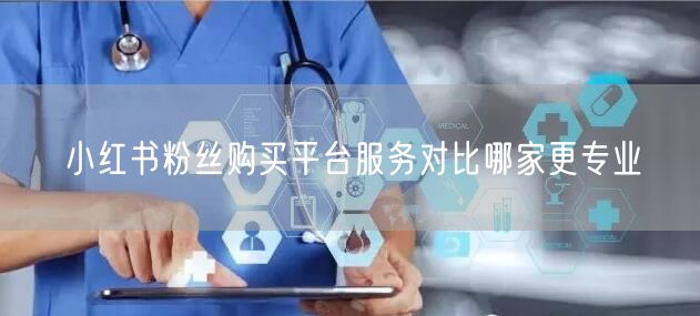 小红书粉丝购买平台服务对比哪家更专业